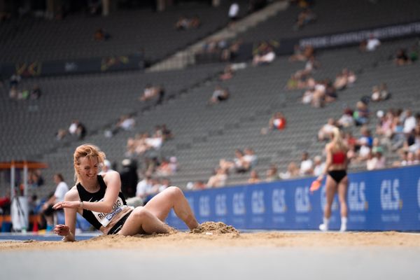 Nathalie Buschung (Eintracht Frankfurt e.V.) waehrend der deutschen Leichtathletik-Meisterschaften im Olympiastadion am 25.06.2022 in Berlin